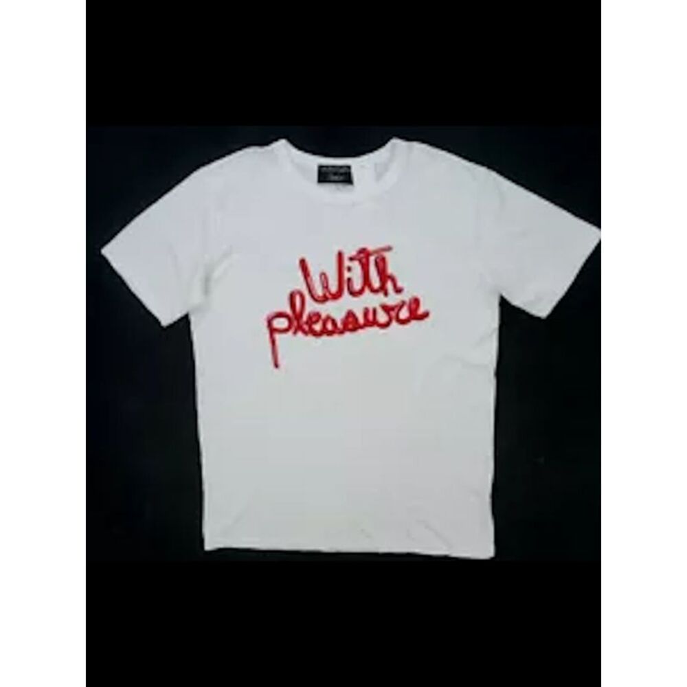 MONOGRAM Mens White Printed Classic Fit T-Shirt S